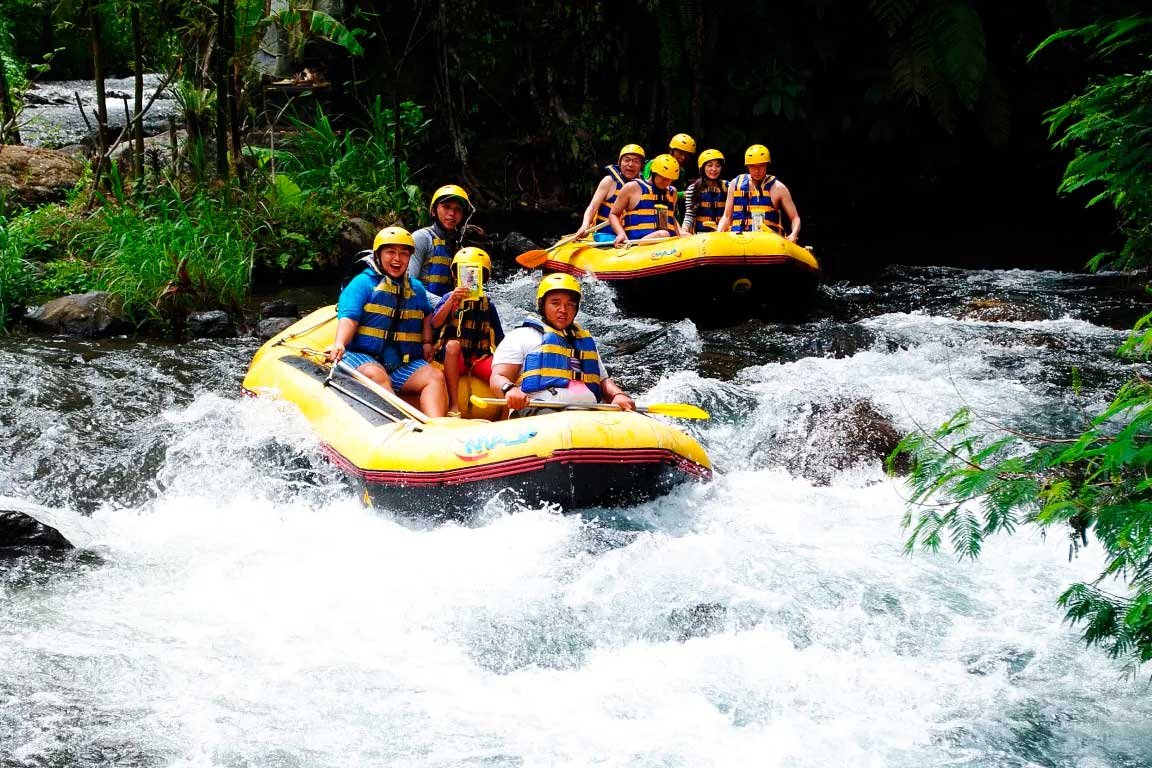 Telaga Waja River Rafting | Bali Activity Tour | Bali Tour Voyage