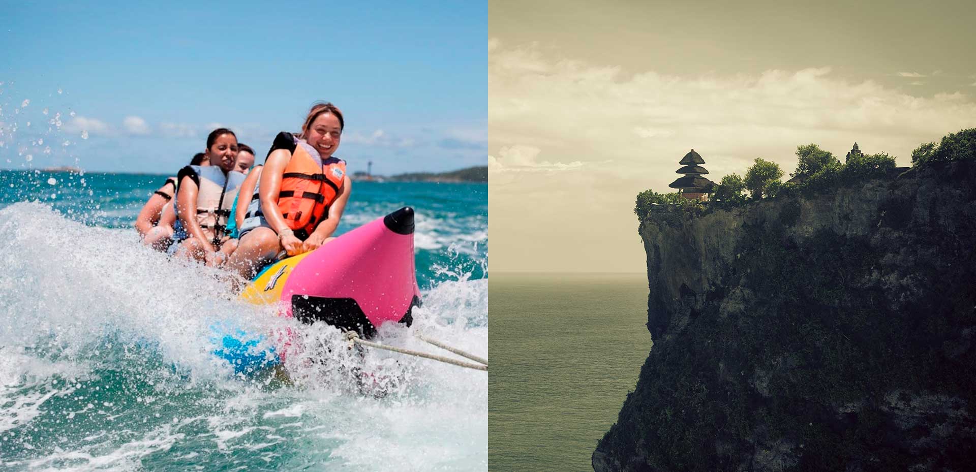 Bali Watersport and Uluwatu Temple Tour Bali Tour Voyage